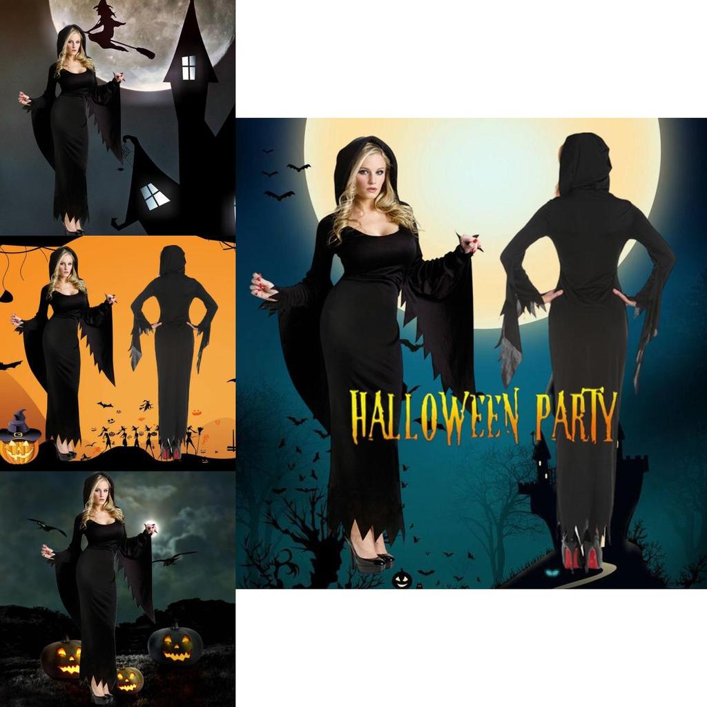 Ladies Vampire Witch Cosplay Costume For Halloween And Role Play