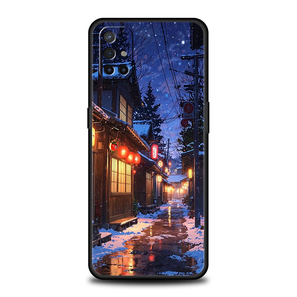 Phone Case For OnePlus 13 12 11 10 9 Pro 9T 13R 12R 10R 9R 9RT 10T 8T 8 Nord 2T CE 2 3 5G N30 Cover Japanese Anime Landscape Art