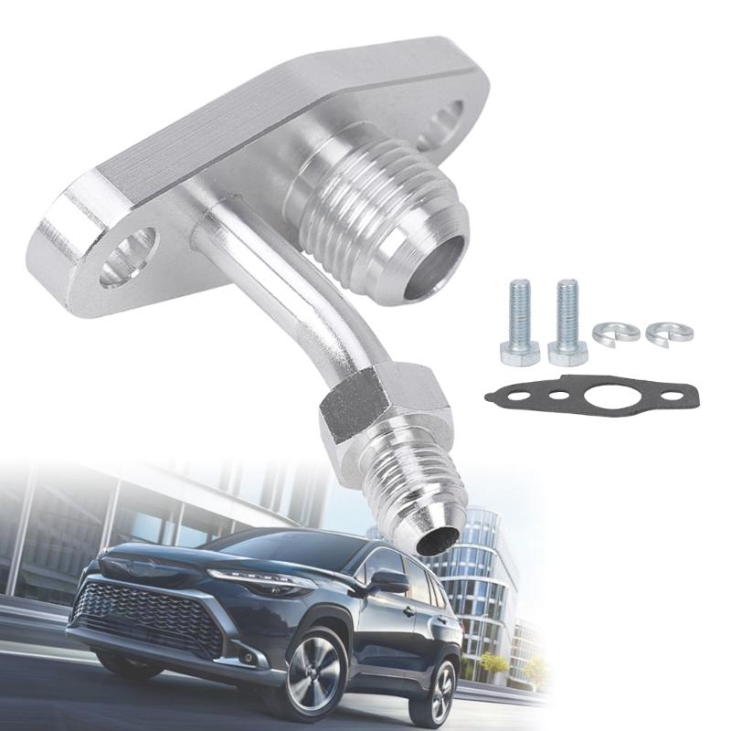 AN8 Oil Drain Flange,Funnel Type Oil Return Fitting for CT9 / CT12 / CT20 / CT26 Turbos Chargers Leakproof