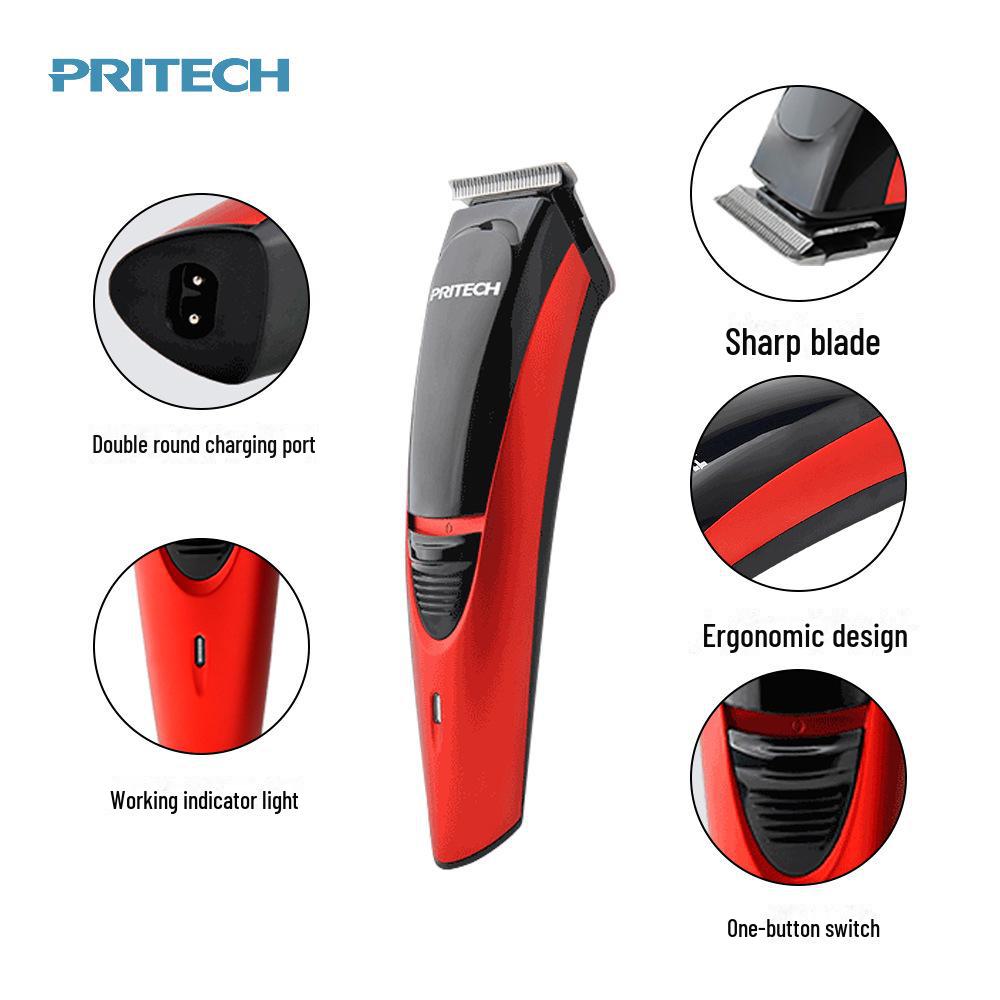 Professional Rechargeable Men's Hair Clipper for Home and Salon Use
