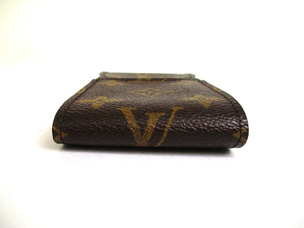 Authentic LOUIS VUITTON Monogram Leather Brown Cigarette Cases #b136  Seller refurbished