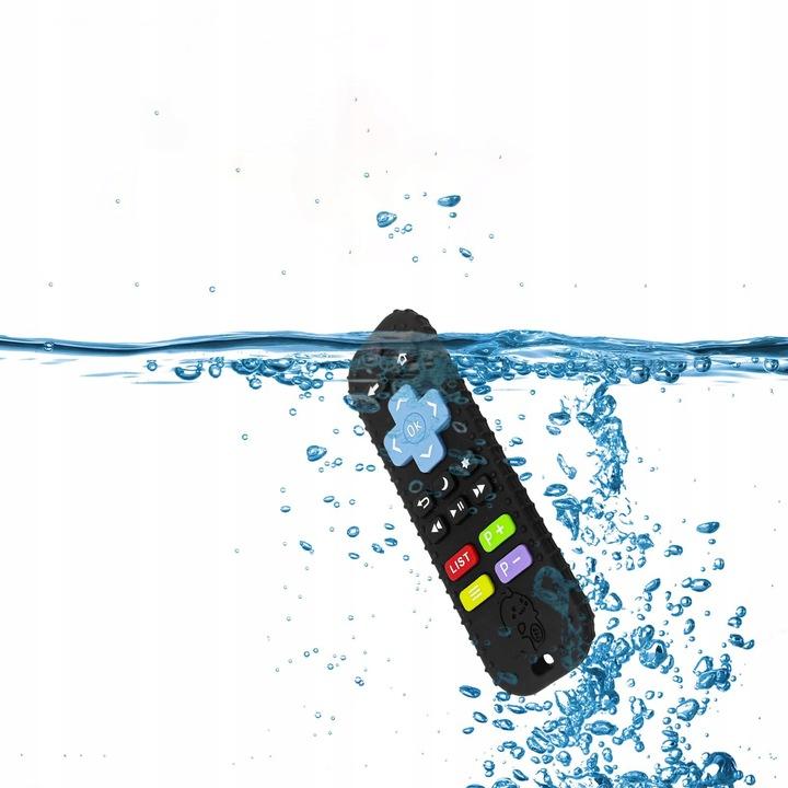 Ząbkowanie zabawki do żucia gryzak dla niemowląt pilot czerń kolor