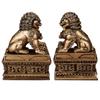 Harz Beijing Palastmuseum Löwenfiguren und Statuetten Chinesische Maskottchen Haus Zimmer Büro Reichtum Glück Feng Shui Dekoration ein Paar