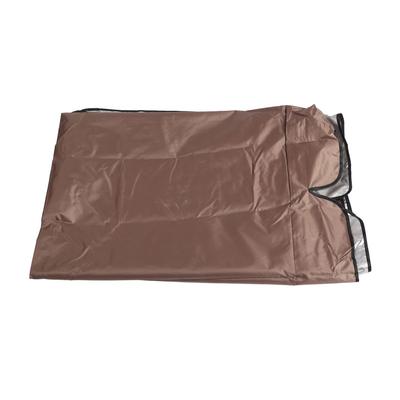Toldo de Repuesto Plateado Recubierto de Tela Oxford Impermeable Cubierta de Toldo para Silla Columpio de Exterior