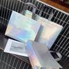 Eco-Friendly Silver Laser Non-Woven Women's Shopping Gift Bags
