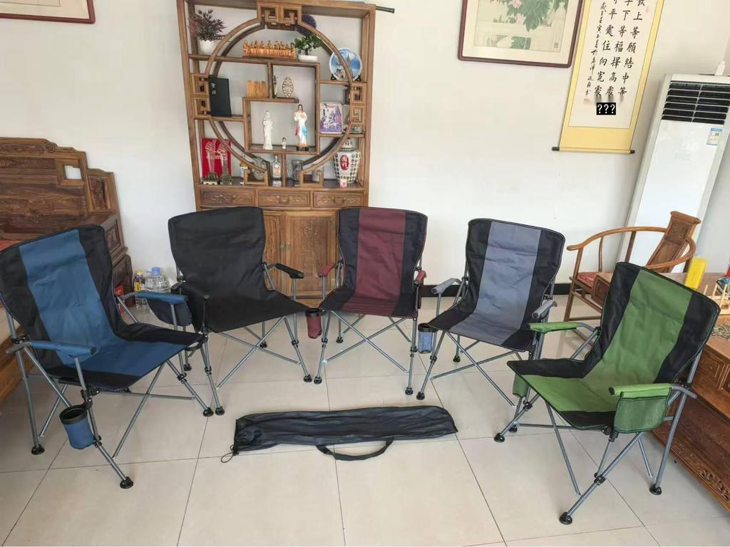 Portable High Back Folding Chair for Beach, Camping & Fishing