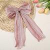 AWAYTR Lace Ribbon Bowknot Hairpin Elegant Farbic Hair Clips Valentine Headwear Girl Hair Accessories Festival Gift