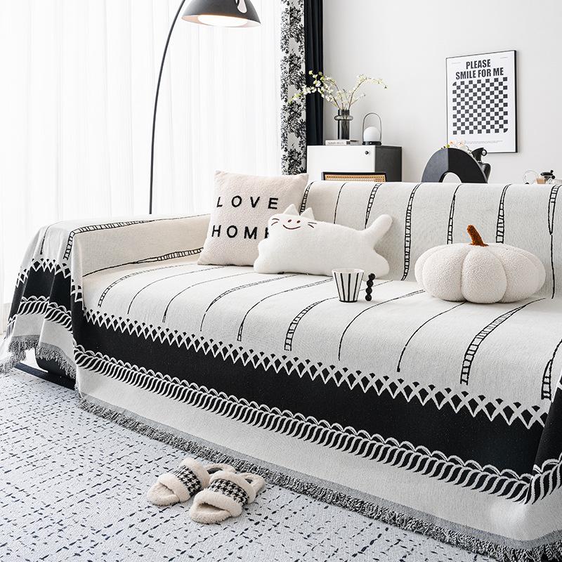 New Sofa Towel Cover Full Cover All-inclusive Non-slip Universal Cover French Retro Light Luxury High-end Cover