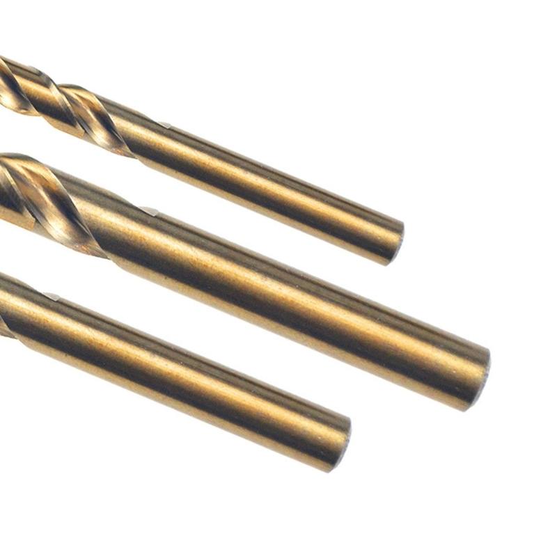 Professional M35 Twists Drill Bit Set 3-14mm Diameter Cobalt Speed Steel for Stainless Steel and Metal Drilling