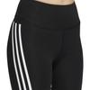 Adidas Logo Stripe Print Tight Fitness Shorts Women Shorts Black H64228