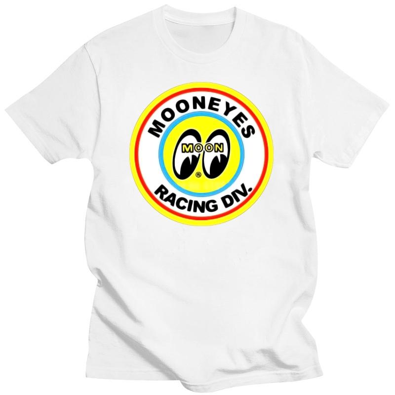 Mooneyes Moon Equipped Speed Racer Top Apparel Logo T Shirt Unisex 011895 heavyweight fashion Round Neck Unisexga vintage Sweatshirt S