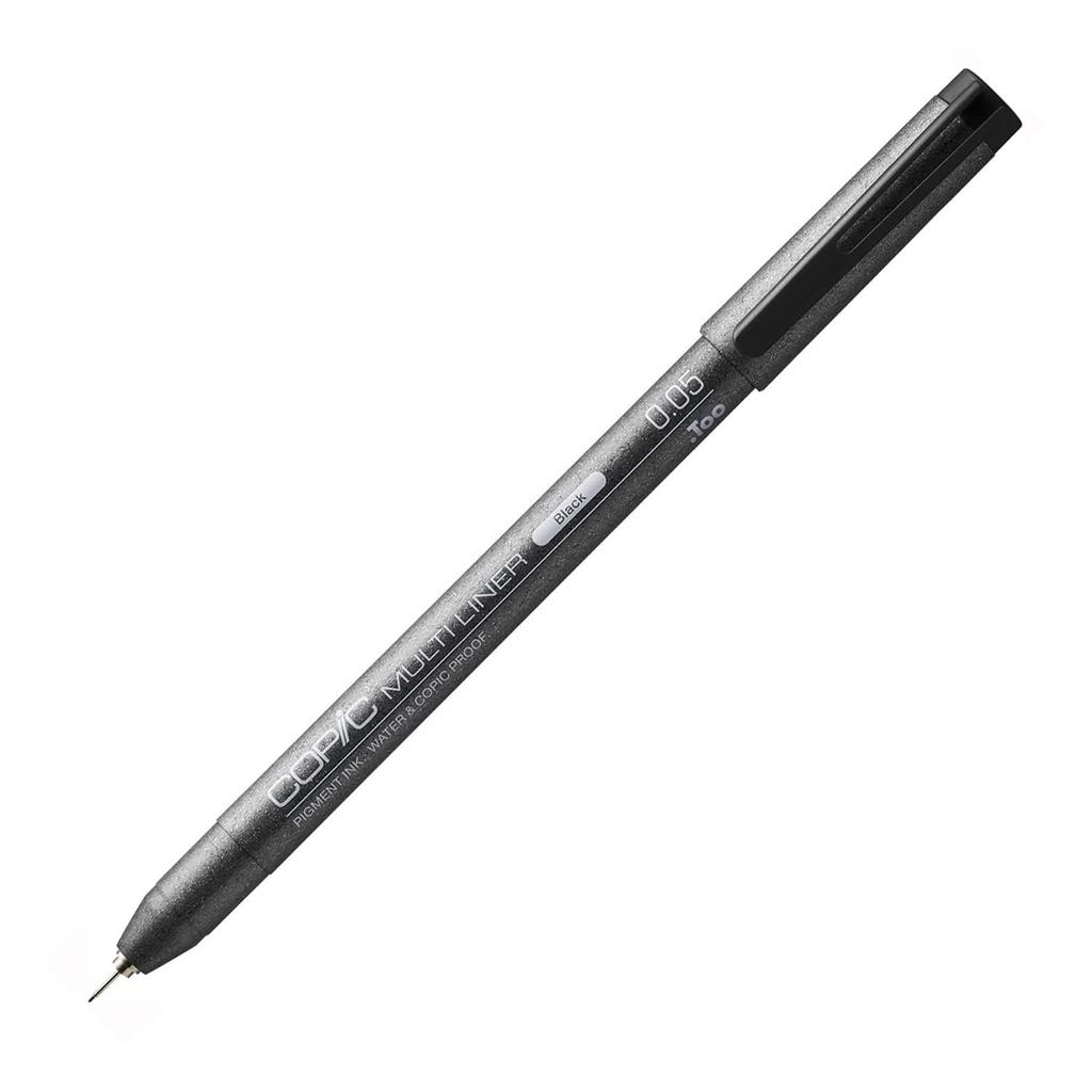 Too Multiliner of Pen, Black, 0.05mm (Pack 12)