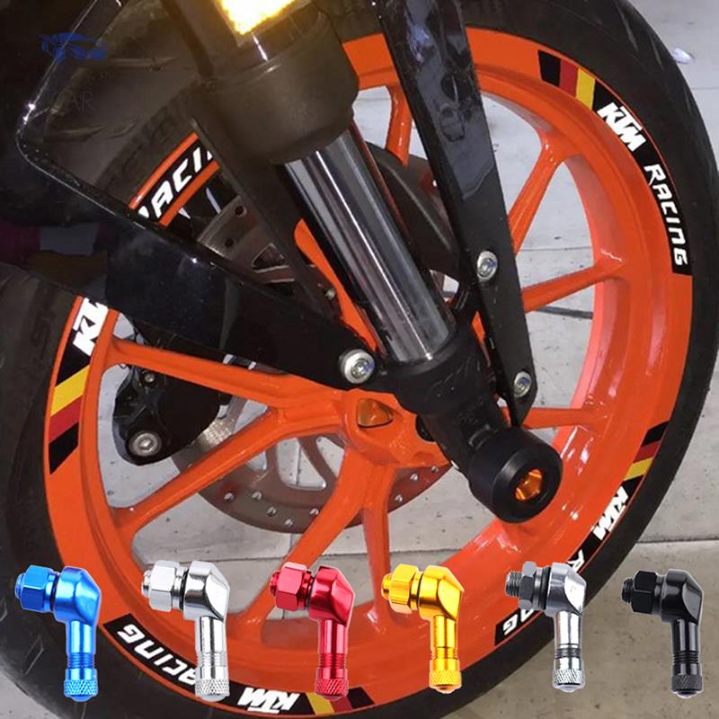 1Pc Metal Valve Elbow 90 Degree Angle Motorbike Motorcycle Rim Tire Accessories Wheels Spare Parts Wheel Tire Valve Stems Part Valve Stems 1
