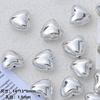 Silver-Plated Y2K Acrylic 3D Spacer Beads for DIY Jewelry Bracelets