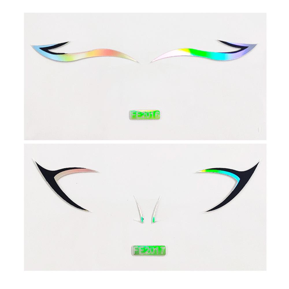 Προσωρινό αυτοκόλλητο προσώπου Αυτοκόλλητο τατουάζ Stage Art Αυτοκόλλητο ομορφιάς DIY Προσομοίωση λέιζερ αυτοκόλλητο με λέιζερ