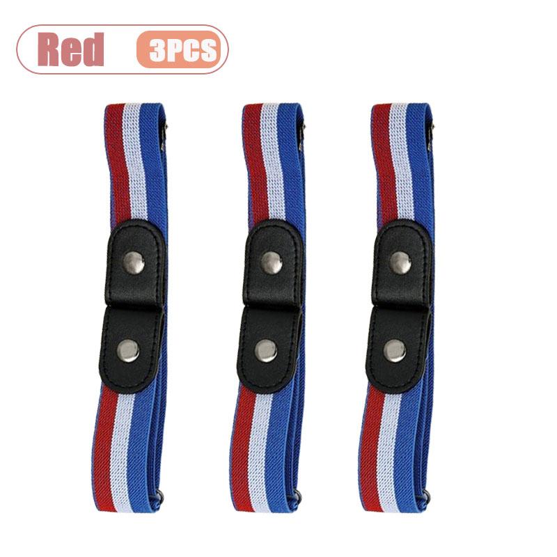 1-10PCS Buckle Free Comfortable Elastic Belt for Women Men Buckle Less No Bulge No Hassle Invisible Belts Stretch Waistband