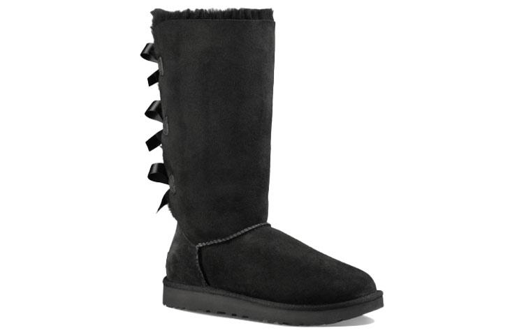 UGG Bailey Bow Tall II Stivale Nero Donna 1016434-BLK