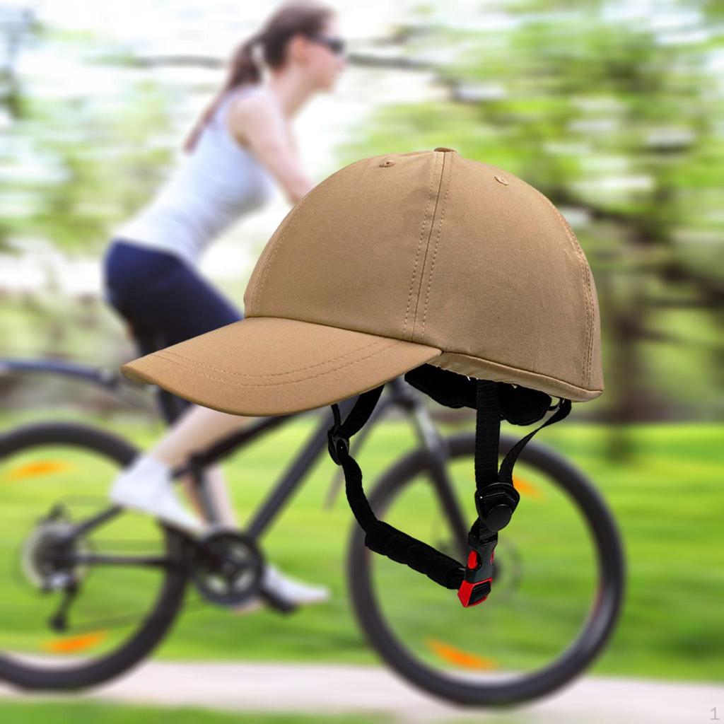 Bike Helmet Hat Baseball Cap Sunhat Fashion Cycling Sun Visor for Summer Camping Commuting