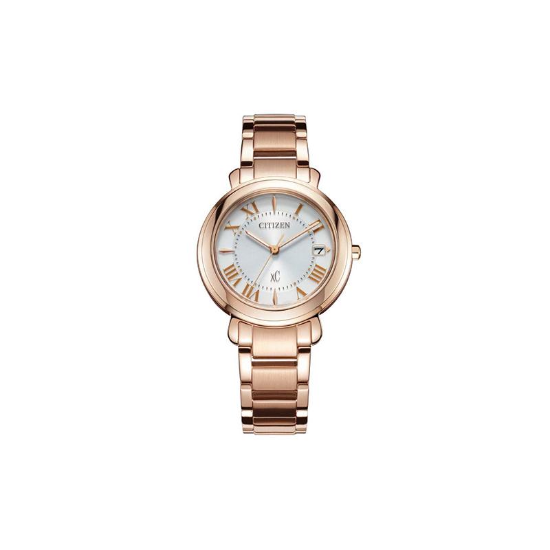 

CITIZEN xc series stainless steel pink gold-plated light kinetic energy women s watch light energy Quartz Steel Strap women s watch white d EO1202-57A синій