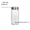Bamboo Lid Glass Spice Jar with Flip-Top