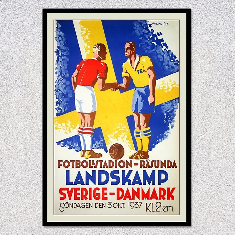 Retro Sports Poster Vintage Travel Wall Art Boxing Rugby Football Basketball Canvas Painting Pictures For Home Decoration