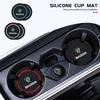 AAAJG1 2pcs Silicone Car Coaster Water Cup Bottle Holder Mat Anti-Slip Pad For Skoda Fabia 1 2 Octavia a7 RS Superb Rapid Yeti Karoq