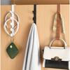 1 Pieza Ganchos para Colgar en la Puerta, Estante Organizador Ahorrador de Espacio para Ropa, Toallas, Sombreros, Colgador sin Taladro detrás de la Puerta para Dormitorio