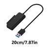 Lightweight  to USB 3.0 Cable Hot Swapping  USB Cable 20cm Length for Fast Data Transfer on 2.5inch  Storage Drives