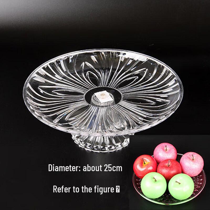 European Style Acrylic Pedestal Fruit Bowl