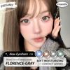 EYESHARE 1Pair Color Contact Lenses for Eyes Natural Brown Yearly Use Lenses Gray Multicolored Contact Lens Gray Pupils Lens