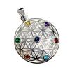 Flower of Life Flower of Life Zirconia Pendant Sterling Silver 925 (Hypergeometry) - - -