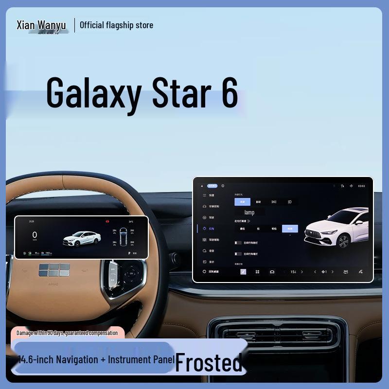Geely Galaxy Starbright 6 Screen Protector: Central Control Navigation Film for Car Interior Decor