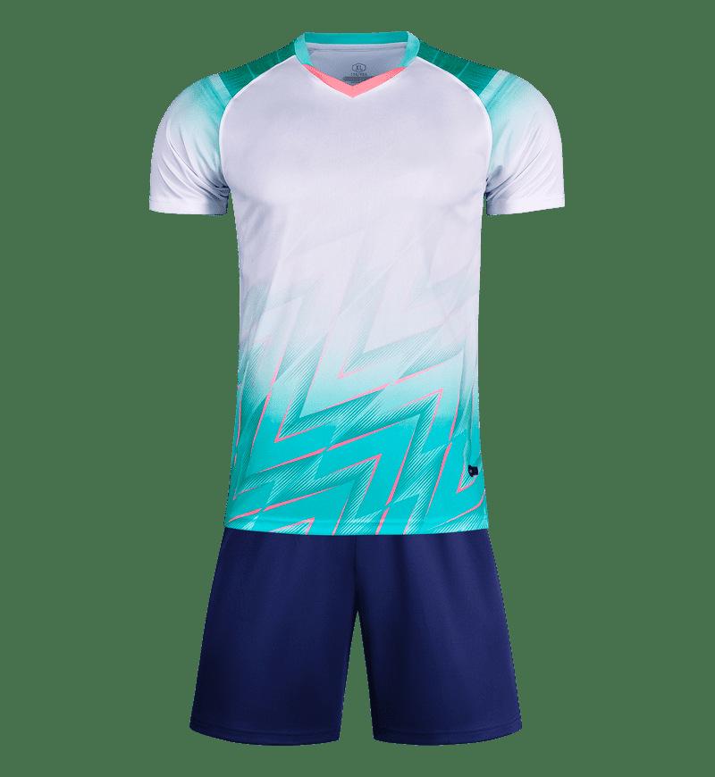 Men's Quick-Dry Football Jersey Set with Number Print for Adults and Kids