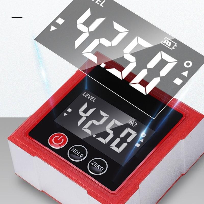 Digital Inclinometer With High Precisions Sensors ABS Aluminum Design For Engineers DIY Projects Angles Gauge