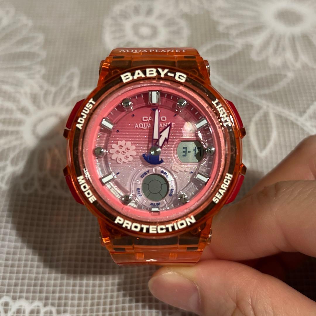 Б/у BABY-G Aqua Planet BGA-250AQ-4AJR Розовые