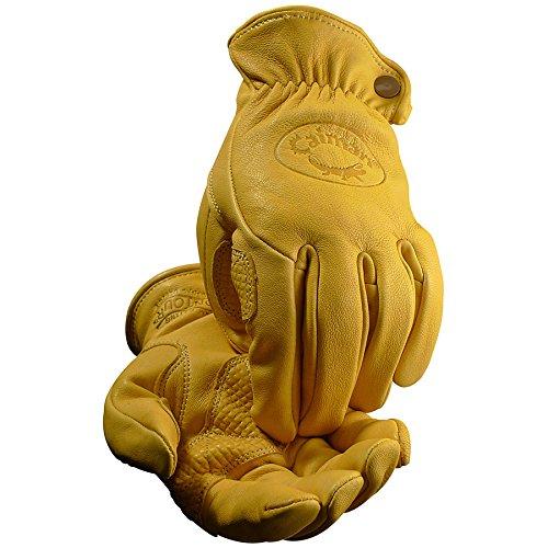 

Caiman Gold Leather Gloves (S) Driver/Work/Motorcycle Gold Sheep Grain