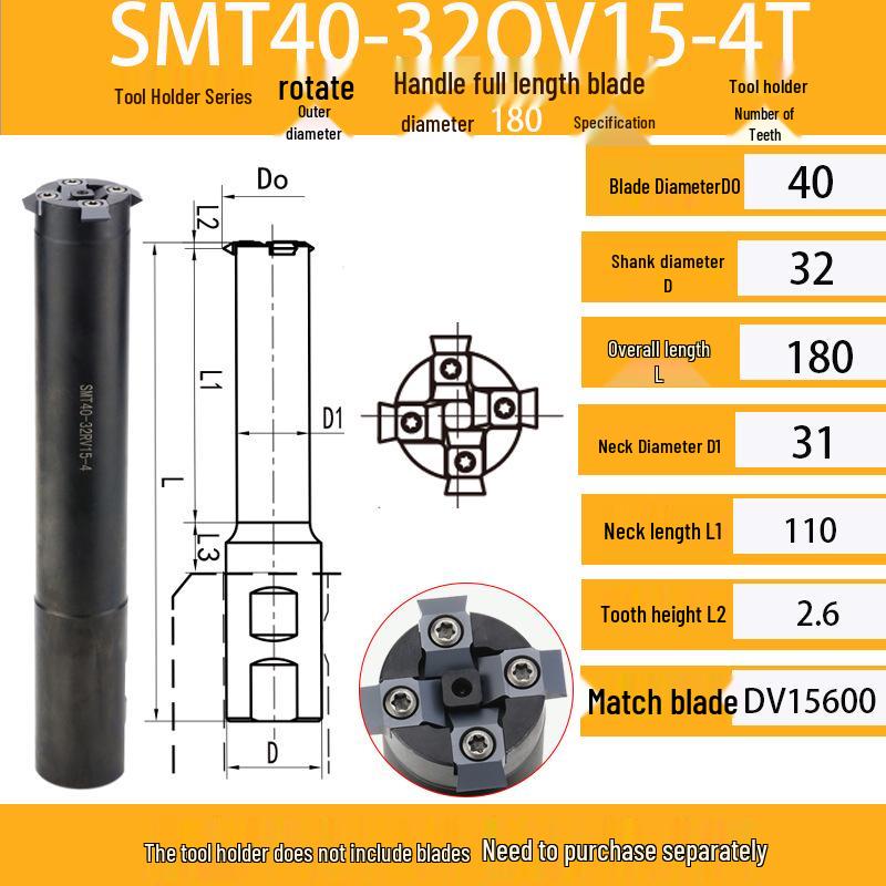 Deep Hole CNC Thread Mill Cutter Disc SMT72-22CV19 57-DV156001