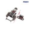 Silver Stainless Steel 304 Toolbox Locking Latch Hasps Metal Toggle Catch Clasp Box Loaded Hinges Furniture Hardware Accessories