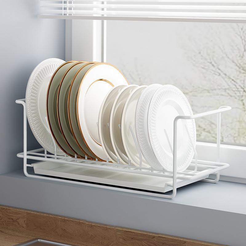 Kitchen Storage Rack Stainless Steel Dish Drainer Storage Shelf Household Sink Dishwashing Rack Organizer Tools