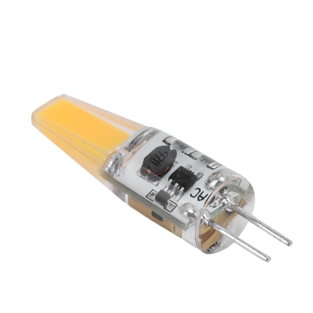 2PCS 6W G4 LED Bulb AC/DC12V COB Chip Bulb Easy Bi-Pin LED Light Lamp Chandelier Lighting