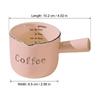 Ceramic Coffee Milk Jug With Measurement Scale Espresso Extraction Cup For Latte