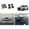 Car Accessories Compatible with Toyota New Grand Highlander 2024 2025 2026 Exterior Door Handle and Handle Bowl Cover Trims Protector Decoration ABS