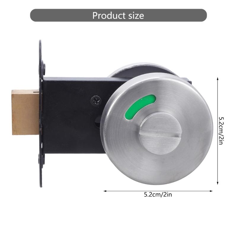 High Strength  Bathroom Indicator Lock Easy Installs  Bathroom Stall Door Lock Upgrades for Enhanced Privacy & Security
