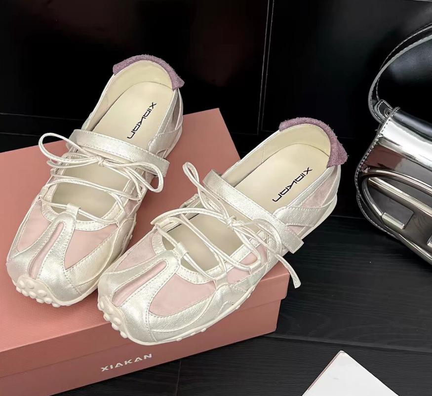 Mary Jane's Height-increasing Ballet Training Shoes for Women's 2025 New Small Summer Platform Casual Sports Shoes Sandals