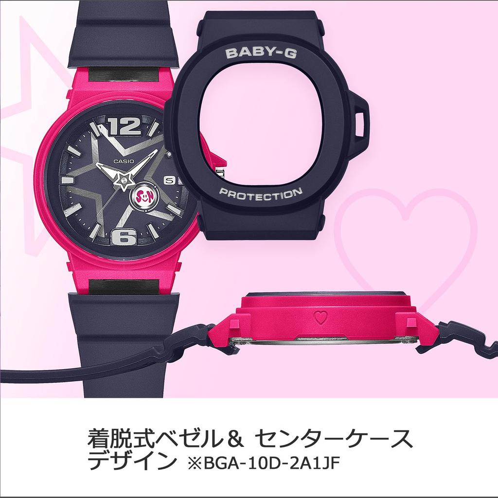 Casio Watch Purple Baby-G Women's BGA-10D-6AJF