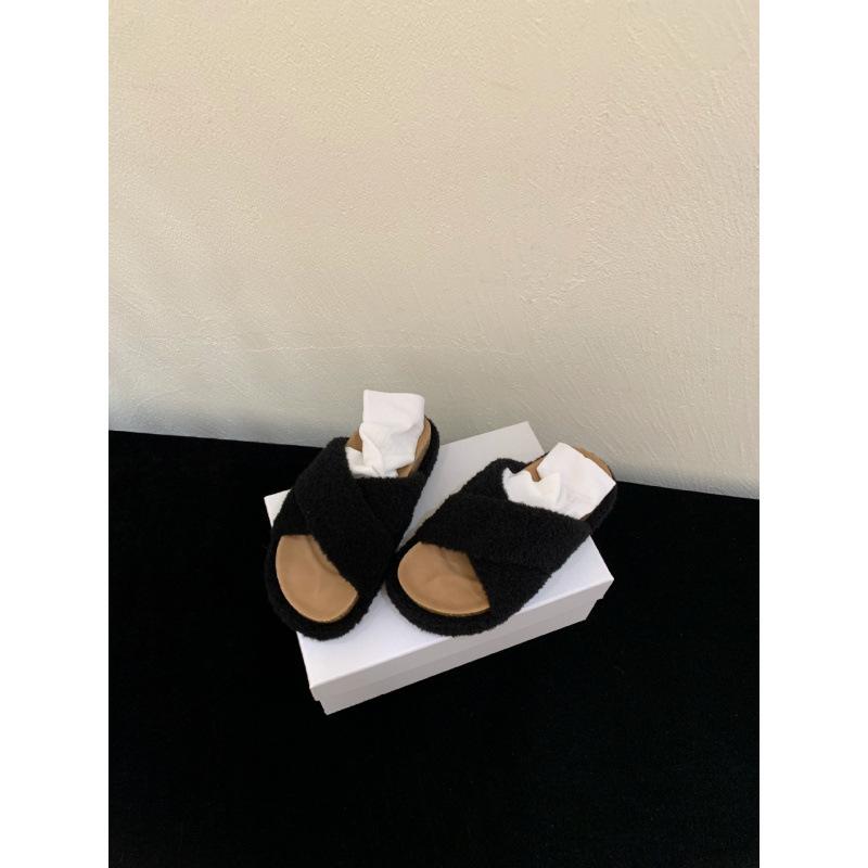 Mao Mao shoes platform outer slippers women s autumn and winter casual one-word drag muffin casual fashion women s slippers 35