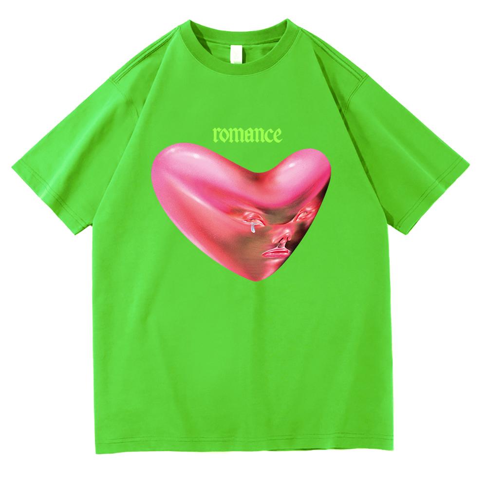 Retro Fontaines D.C. Romance T Shirt New Fashion Men/Wmen Aesthetic Funny T-Shirt Unisex High Quality Hip Hop Cotton Tees Shirts