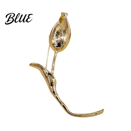Handbag Charm Brooch Tulip Flower Metal Alloy Versatile Jacket Dress