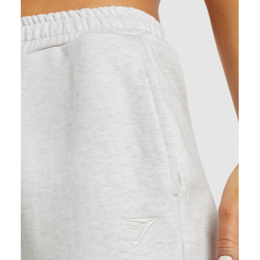 Gymshark Rest Day Sweats Joggers White Marl B2a7q Wbfg