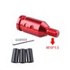 Universal Car Auto Aluminum Gear Shift Knob Adapter For Non Threaded Shifters